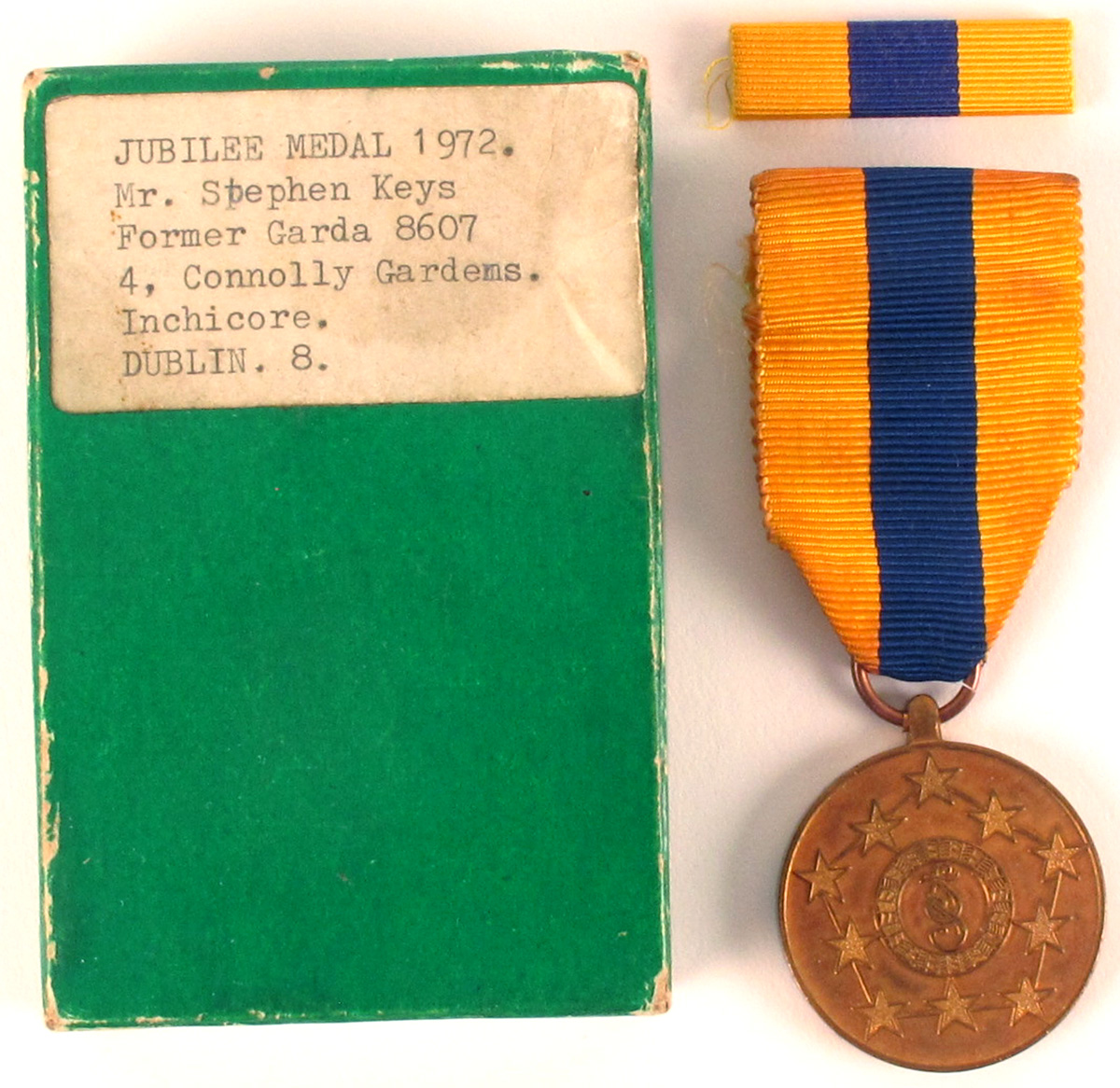 1922 - 1972 Garda Siochana Jubilee Medal at Whyte's Auctions
