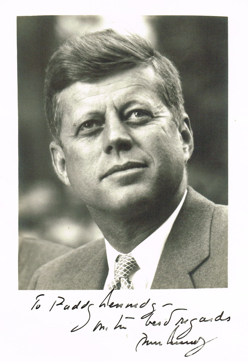 1960s John F. Kennedy, signed photograph. <R> at Whyte's Auctions