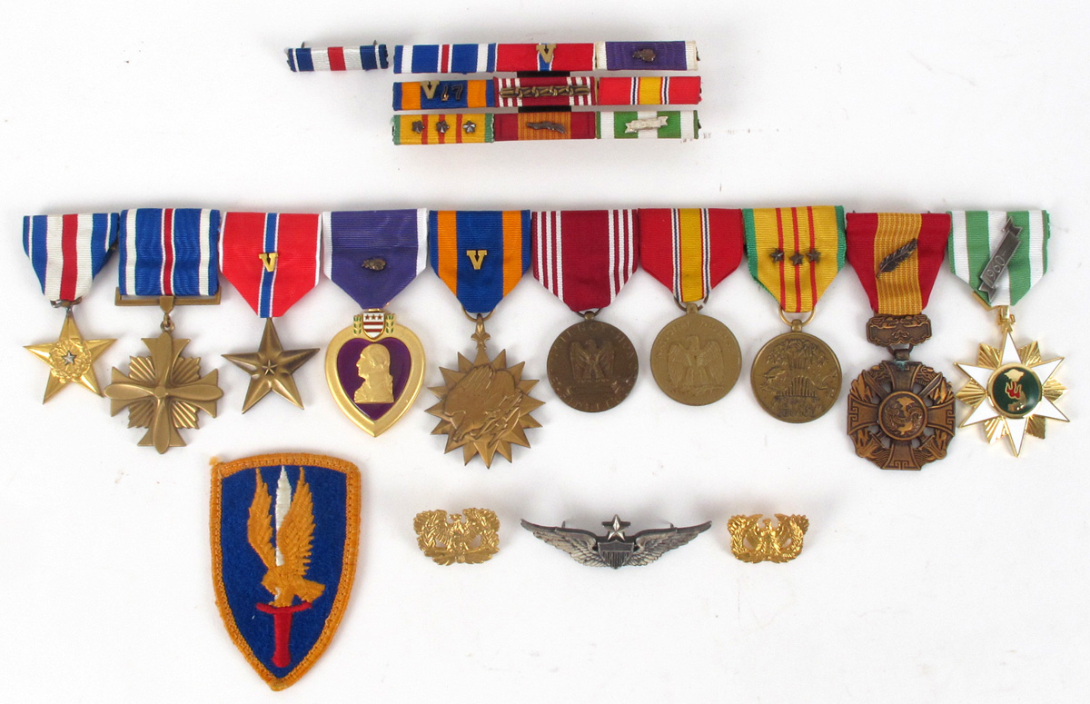 Vietnam War Helicopter Pilots Silver Star Group to Chief Warrant Officer 2nd Class Daniel A. Lambdin at Whyte's Auctions