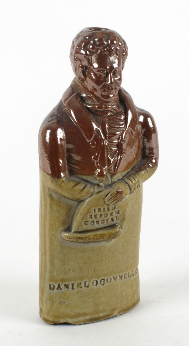 Daniel O'Connell, Irish Reform Cordial, stoneware bottle. at Whyte's Auctions