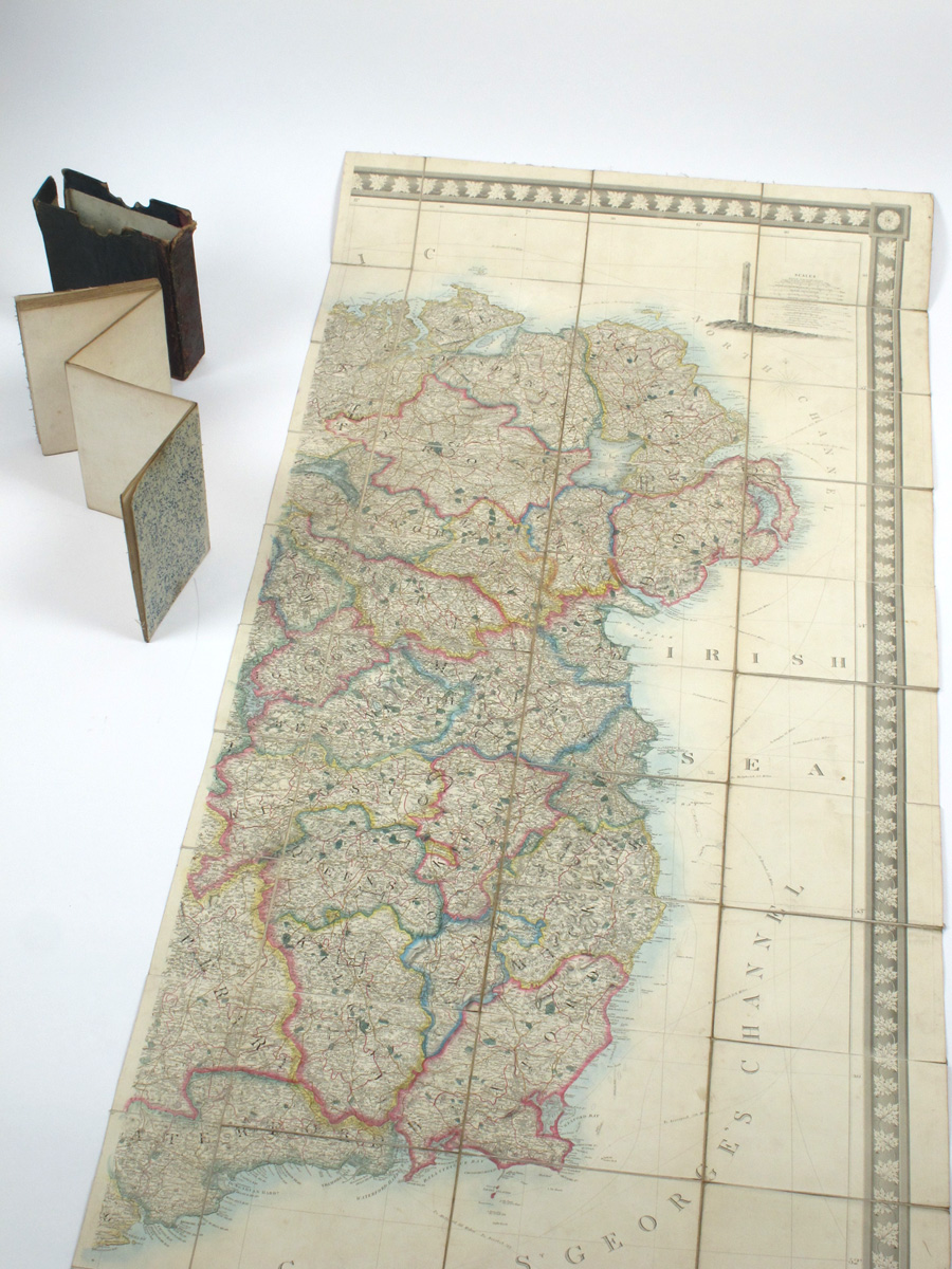 Mid 19th century, James Wyld, Geographer to the Queen, case map of Ireland. at Whyte's Auctions