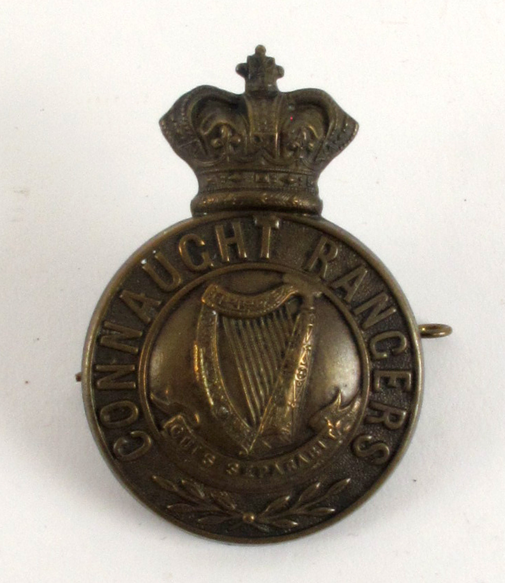 1881-pattern Connaught Rangers glengarry badge at Whyte's Auctions