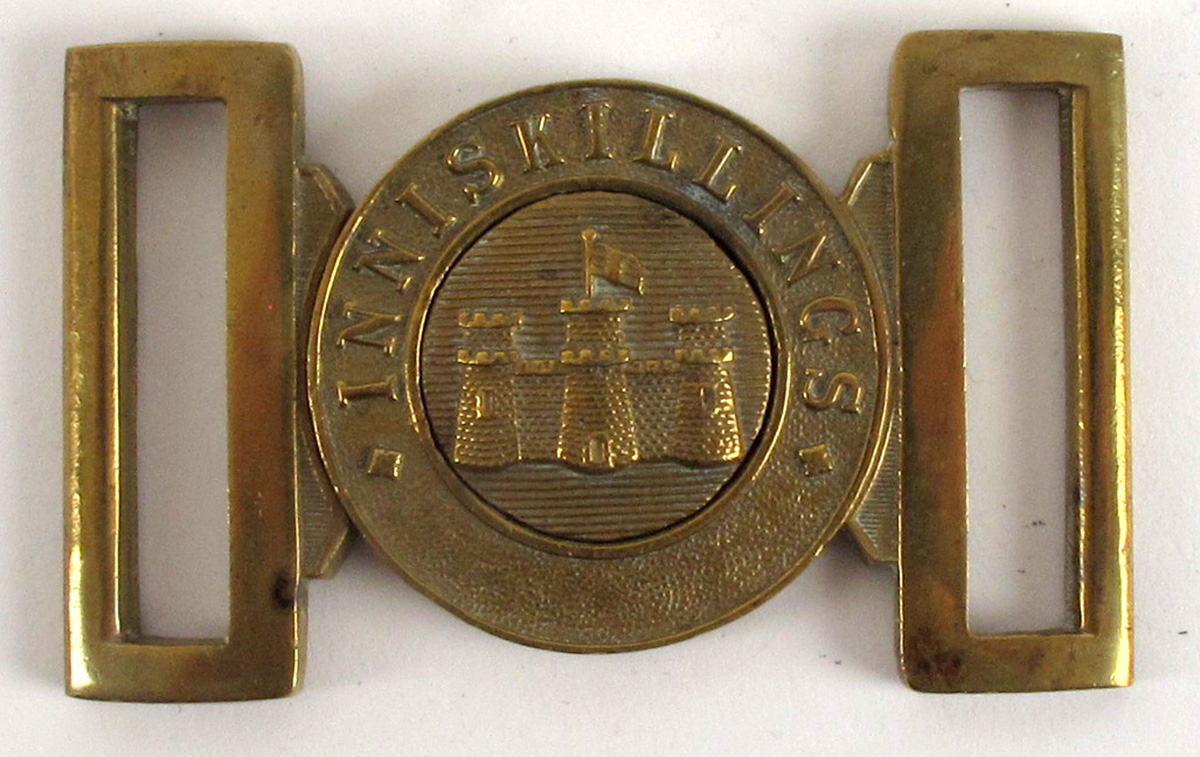 Royal Inniskilling Fusiliers belt buckle at Whyte's Auctions