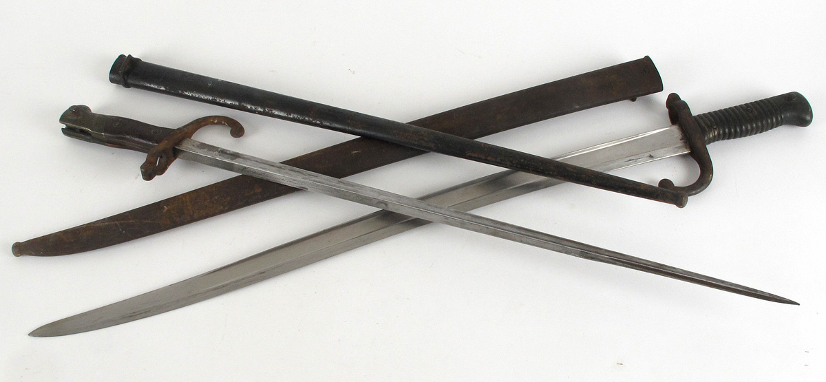 Late 19th century French bayonets at Whyte's Auctions