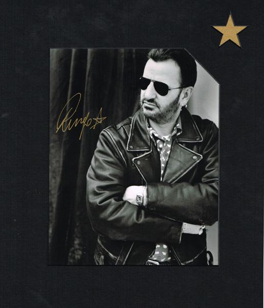 Ringo Starr signed photograph at Whyte's Auctions