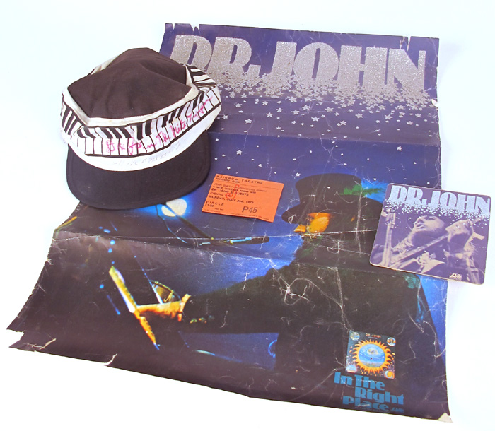 Dr. John signed hat at Whyte's Auctions