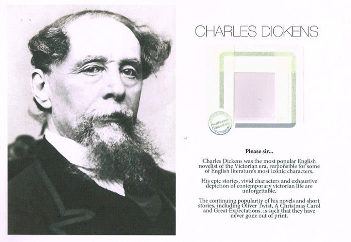 Charles Dickens, a strand of his hair. at Whyte's Auctions