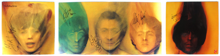 The Rolling Stones, Goat's Head Soup, signed album. at Whyte's Auctions
