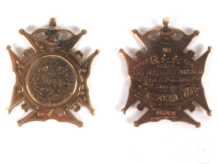 1893 All Ireland Football Championship winner's medal. at Whyte's Auctions