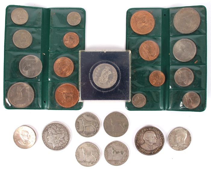 Small mixed lot - Irish and USA silver. at Whyte's Auctions