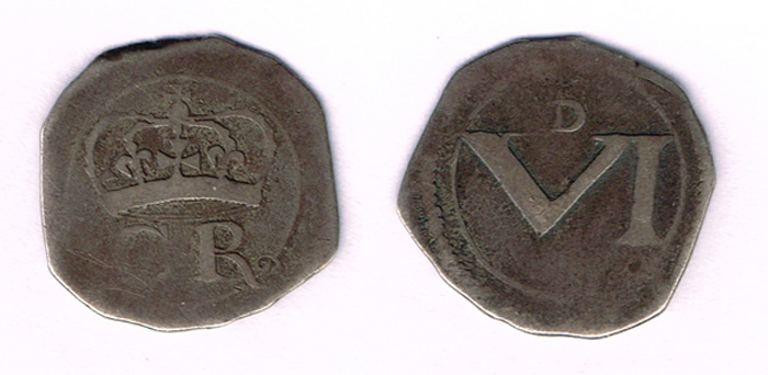 Great Rebellion - Ormonde issues 1643-44 sixpence and threepence. at Whyte's Auctions