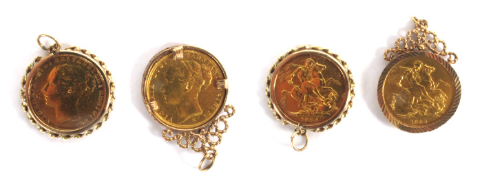 Victoria gold sovereigns, 1884. at Whyte's Auctions