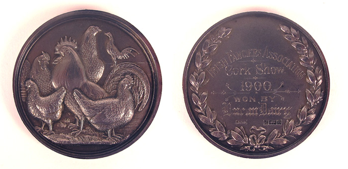 1895-1900 Lucan Dairies, prize medals at Whyte's Auctions