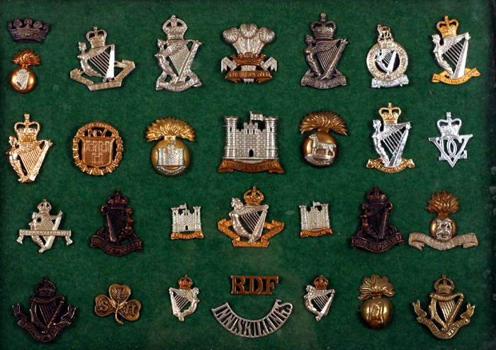 Early 20th century, Irish regimental badges collection. at Whyte's Auctions