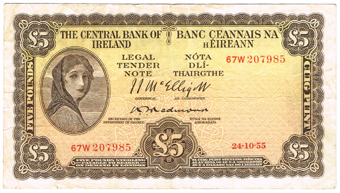 Currency Commission 'Lady Lavery' and Central Bank 'Lady Lavery' Five Pounds collection 1939-60 at Whyte's Auctions