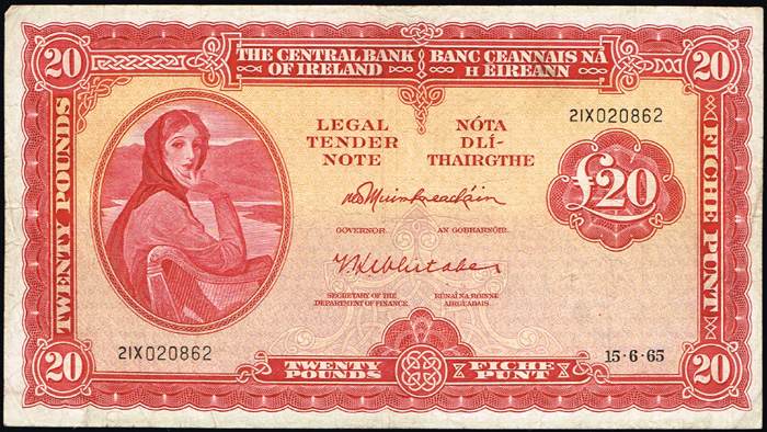Currency Commission 'Lady Lavery' 5 3-9-42 War Code D at Whyte's Auctions