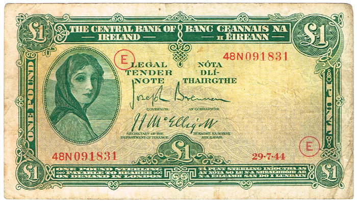 Central Bank 'Lady Lavery' and Central Bank of Ireland 'B Series' collection at Whyte's Auctions