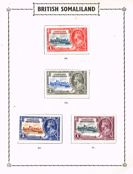 British Empire. 1935 Silver Jubilee omnibus issues mint and used in printed albums. at Whyte's Auctions