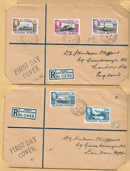 British Empire. Collection of George VI First Day Covers. at Whyte's Auctions