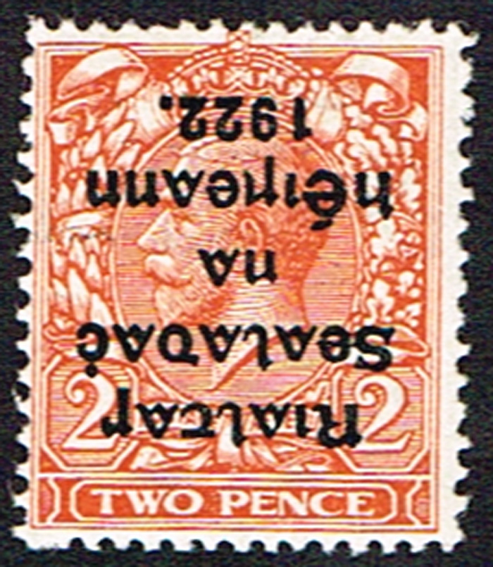 Ireland. 1922 Inverted overprint errors. at Whyte's Auctions