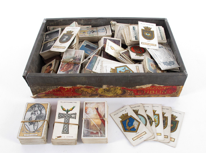 Cigarette cards collection at Whyte's Auctions