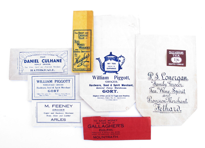 Advertising, Grocers' Tea Bags at Whyte's Auctions