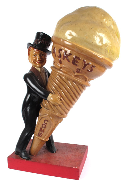 Advertising, point of sale model for Askeys ice cream cones. at Whyte's Auctions