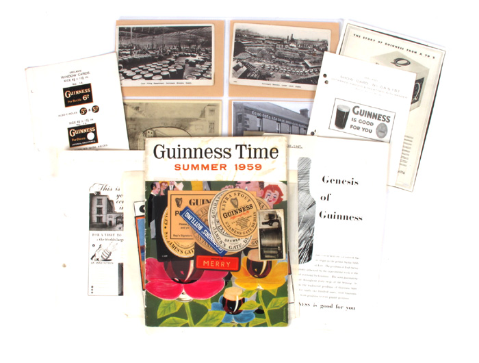 1940s & 1950s Guinness ephemera and postcards. at Whyte's Auctions