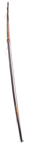 An Oceanic tribal long bow. at Whyte's Auctions