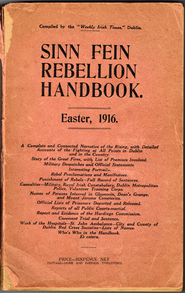 1916 Sinn Fein Rebellion Handbook at Whyte's Auctions