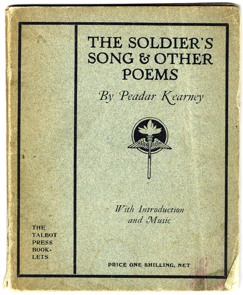 1928 The Soldier's Song and Other Poems by Peadar Kearney at Whyte's Auctions