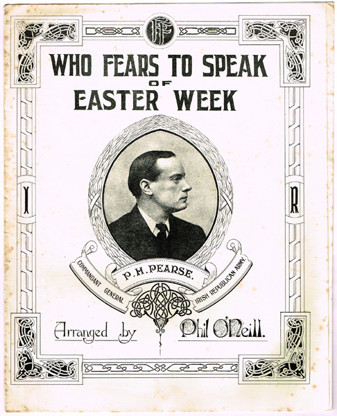 Who Fears to Speak of Easter Week" sheet music." at Whyte's Auctions
