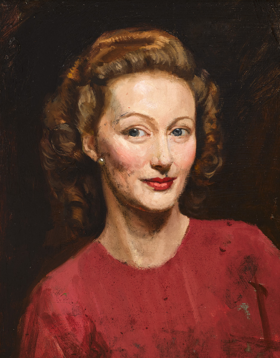 PORTRAIT OF LUCIE CHARLES by Se�n O'Sullivan RHA (1906-1964) at Whyte's Auctions