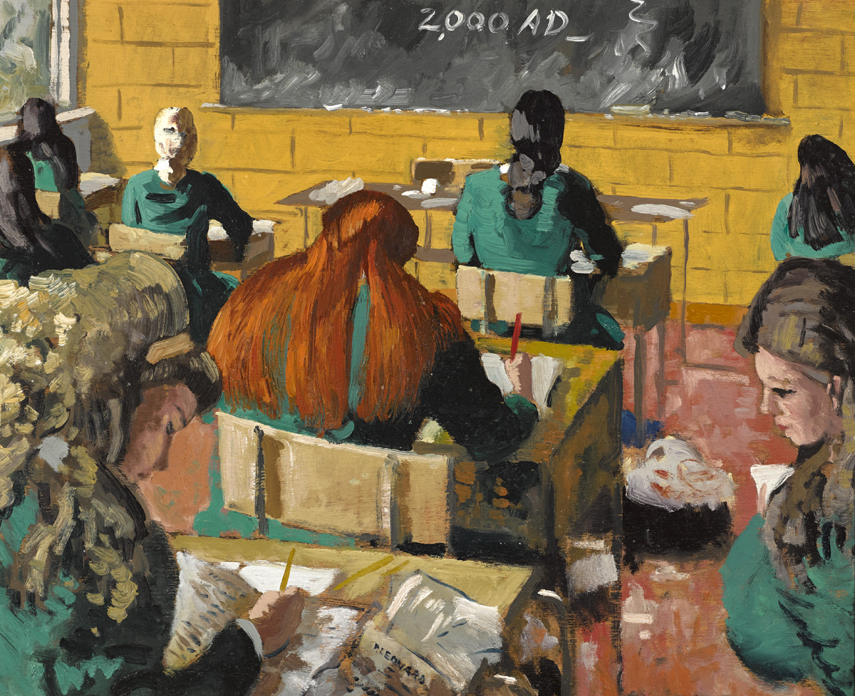 EASTER EXAMS, 1972 by Patrick Leonard HRHA (1918-2005) at Whyte's Auctions