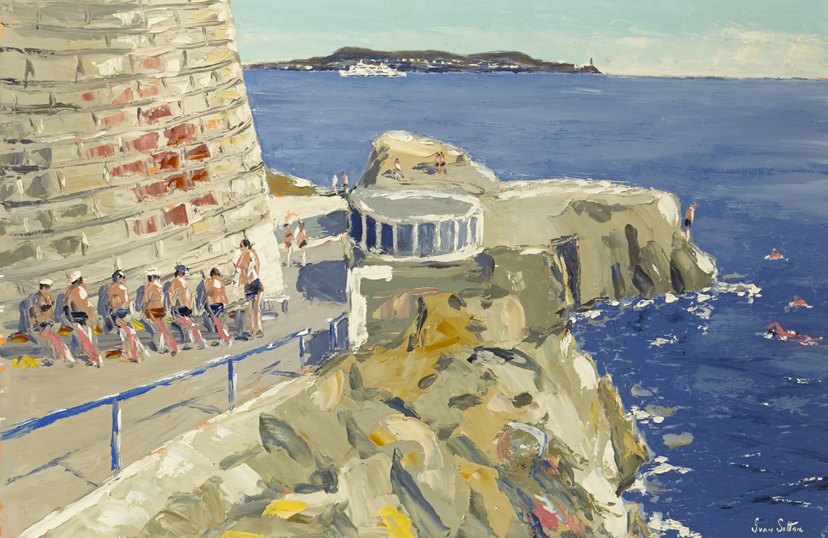 FORTY FOOT, SANDYCOVE, COUNTY DUBLIN by Ivan Sutton (b.1944) (b.1944) at Whyte's Auctions