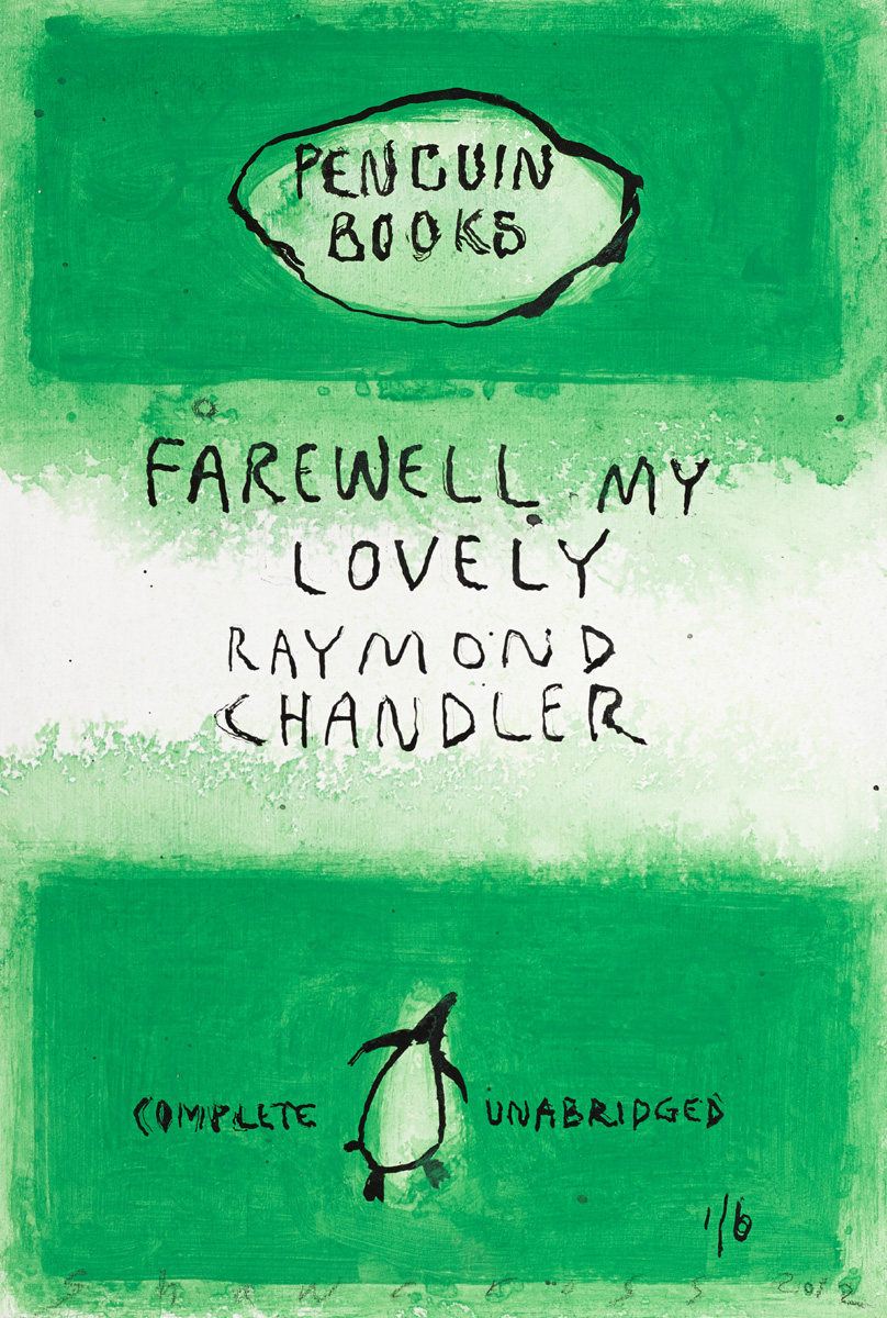 PENGUIN BOOKS, FAREWELL MY LOVER BY RAYMOND CHANDLER, 2002 by Neil Shawcross MBE RHA HRUA (b.1940) at Whyte's Auctions