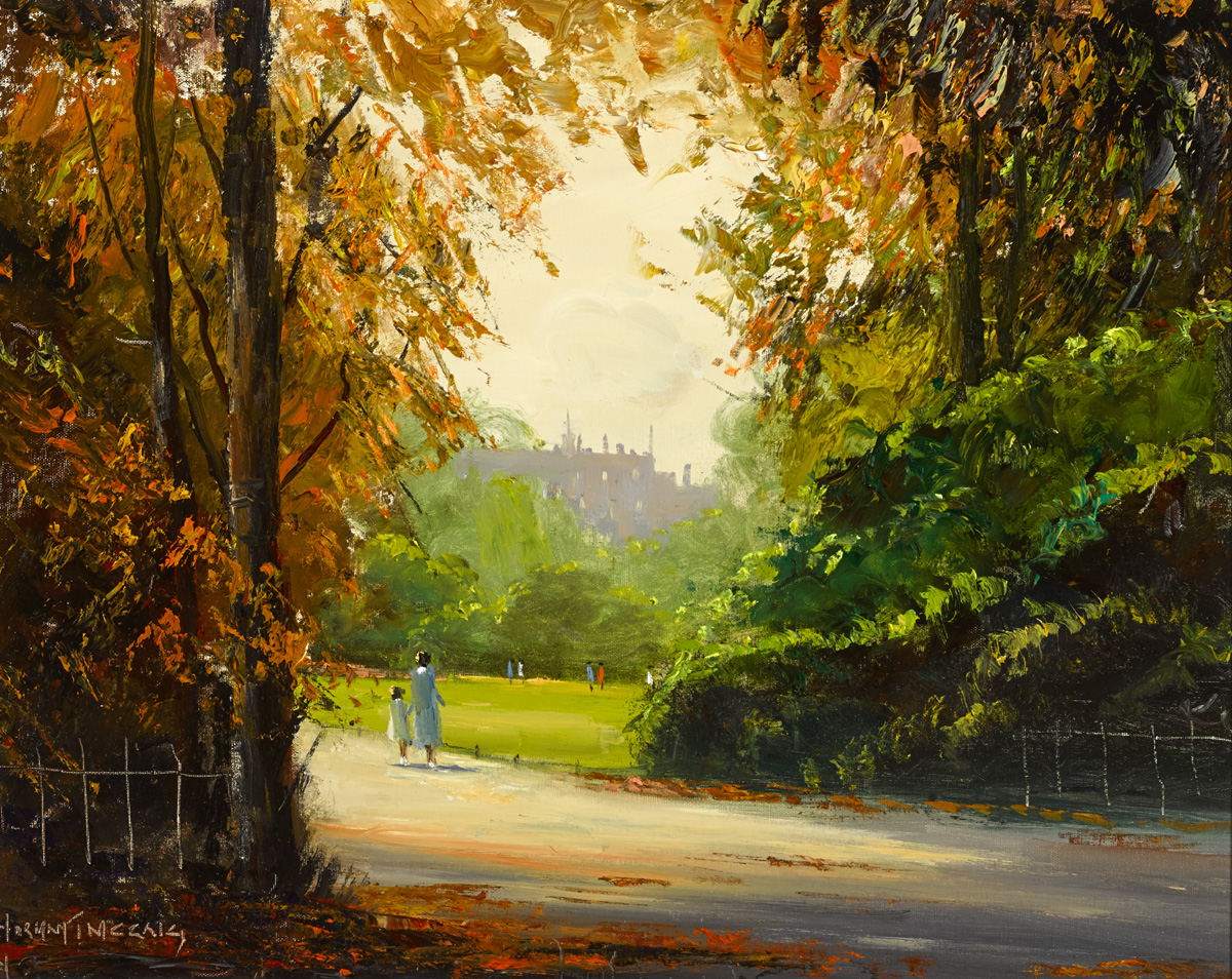 EARLY AUTUMN, ST STEPHEN'S GREEN, DUBLIN by Norman J. McCaig (1929-2001) at Whyte's Auctions