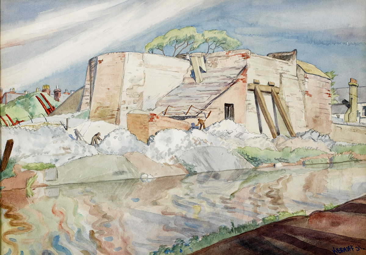 LIME WORKS, DOLPHIN'S BARN, DUBLIN, 1931 by Harry Kernoff RHA (1900-1974) at Whyte's Auctions
