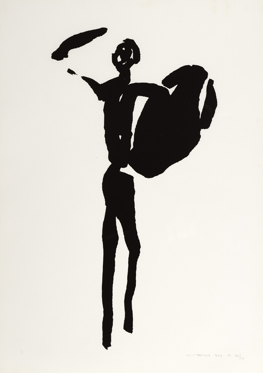 THE TÁIN. THE BOY CÚCHULAINN ARMED, 1969 by Louis le Brocquy HRHA (1916-2012) HRHA (1916-2012) at Whyte's Auctions