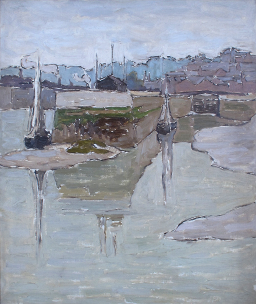 REFLECTIONS AT LOW TIDE by Georgina Moutray Kyle sold for �320 at Whyte's Auctions