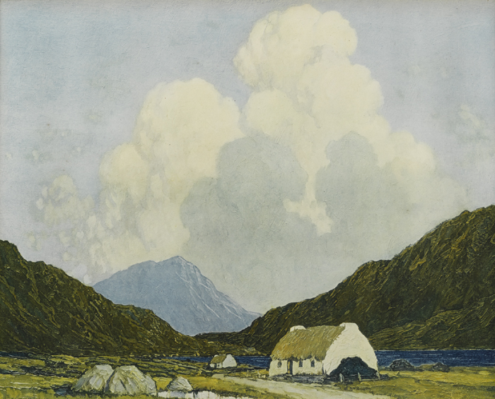 THE BLUE LAKE, CONNEMARA by Paul Henry RHA (1876-1958) at Whyte's Auctions