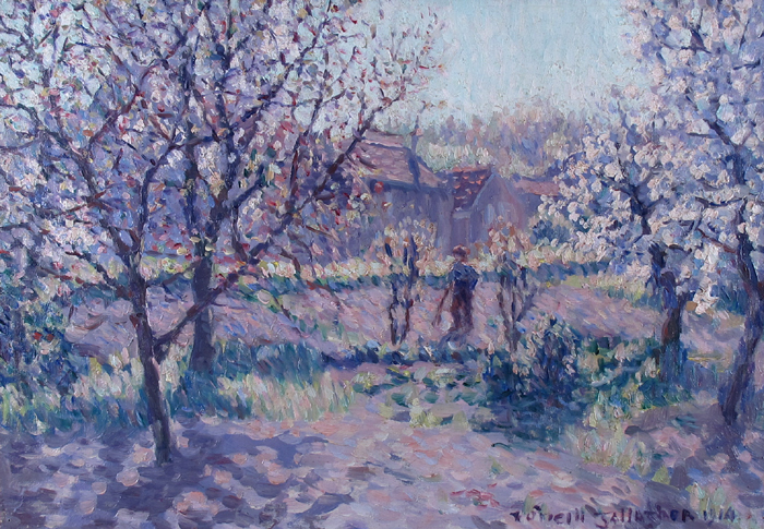 FRUIT BLOSSOMS, 1914 by Frederick O'Neill Gallagher sold for �2,400 at Whyte's Auctions