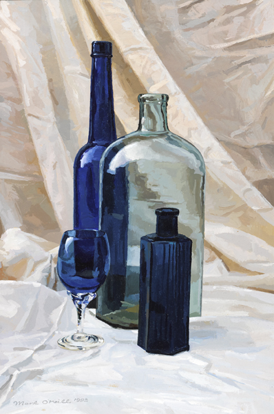 BLUE BOTTLES, 1992 by Mark O'Neill (b.1963) at Whyte's Auctions