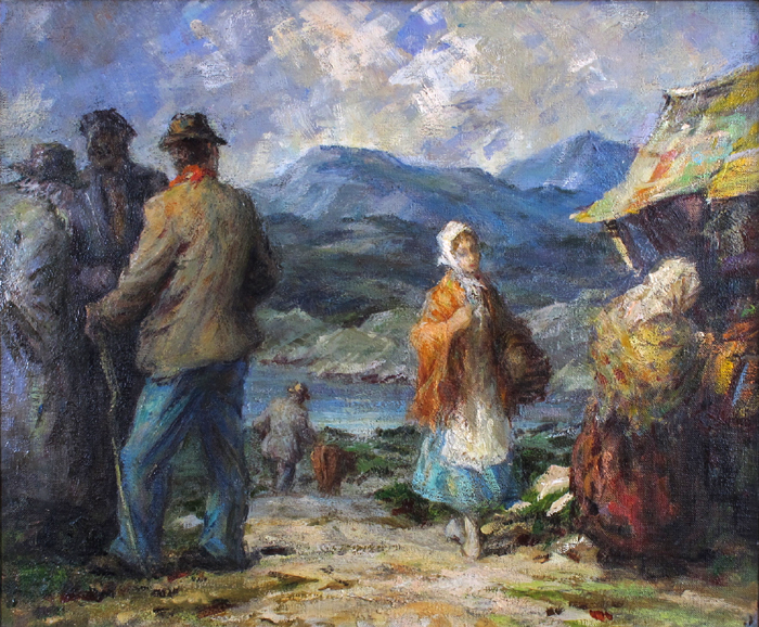 SHE MOVED THROUGH THE FAIR by Padraic Woods RUA (1893-1991) at Whyte's Auctions