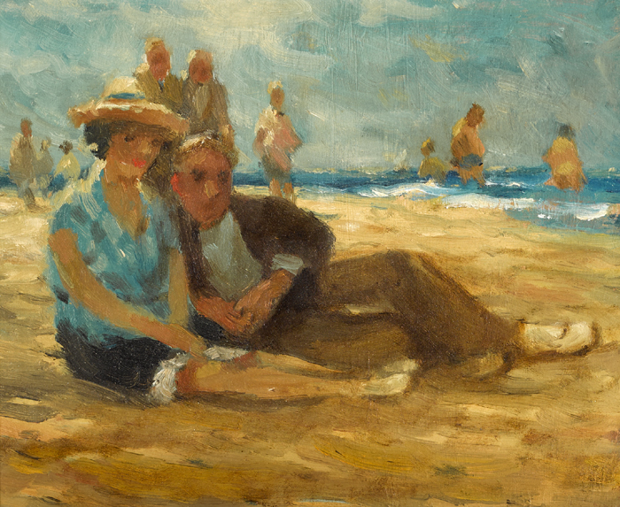LOVERS BY THE SEA by William Mason (1906-2002) (1906-2002) at Whyte's Auctions