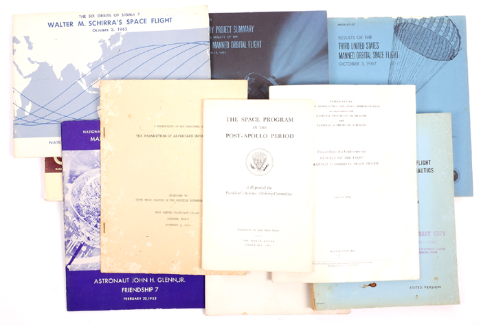 1961-1967 NASA Mercury Programme, early manned space flight, post mission reports. at Whyte's Auctions