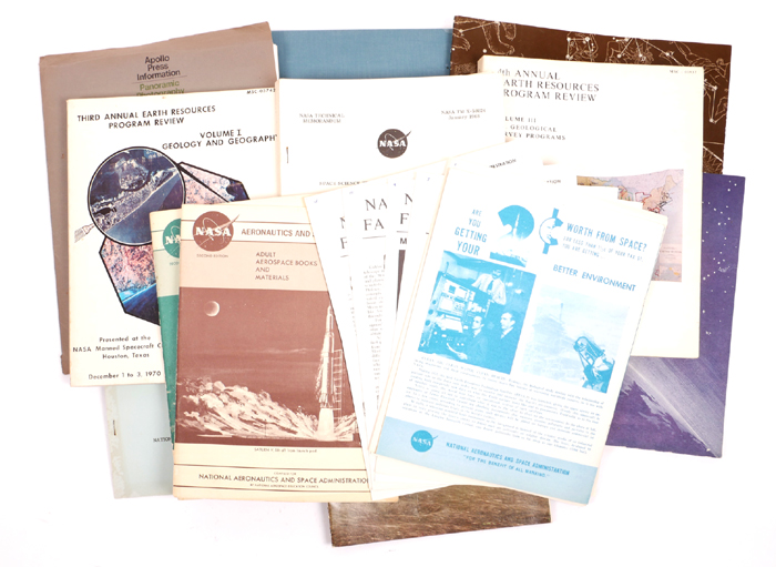 1968-1978 NASA, a collection of official  publications from the estate of NASA scientist Charles M. Grant. at Whyte's Auctions