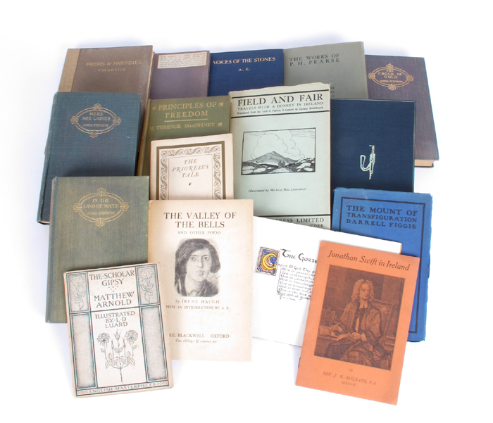 Collection of early 20th century Irish poetry and literature. at Whyte's Auctions