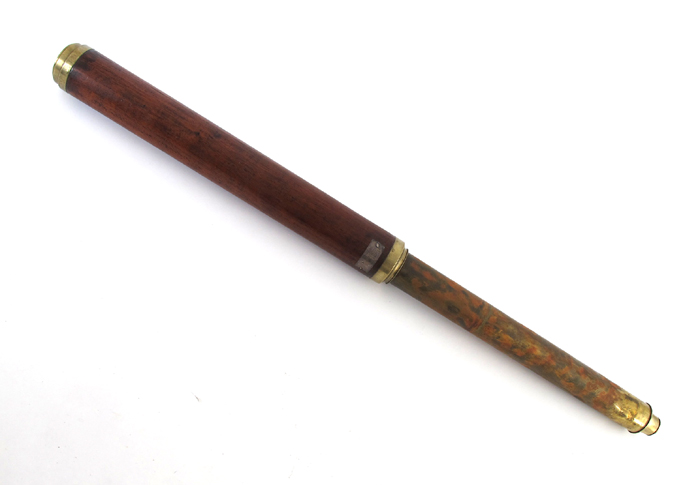 Early 19th century naval telescope at Whyte's Auctions