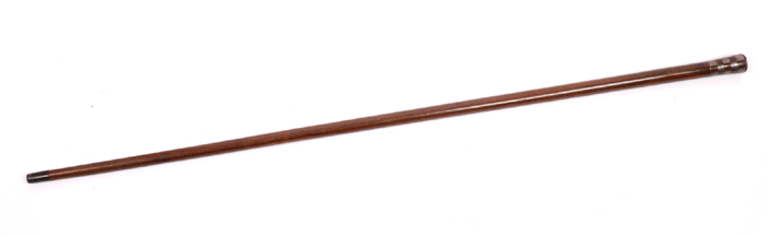 1920s mahogany gentleman's cane. at Whyte's Auctions